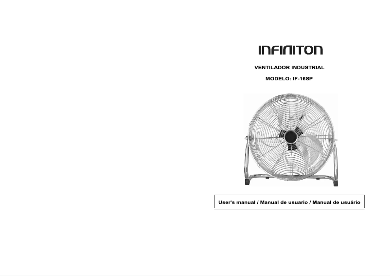 Página nº 1 - Manual de usuario Infiniton IF-16SP