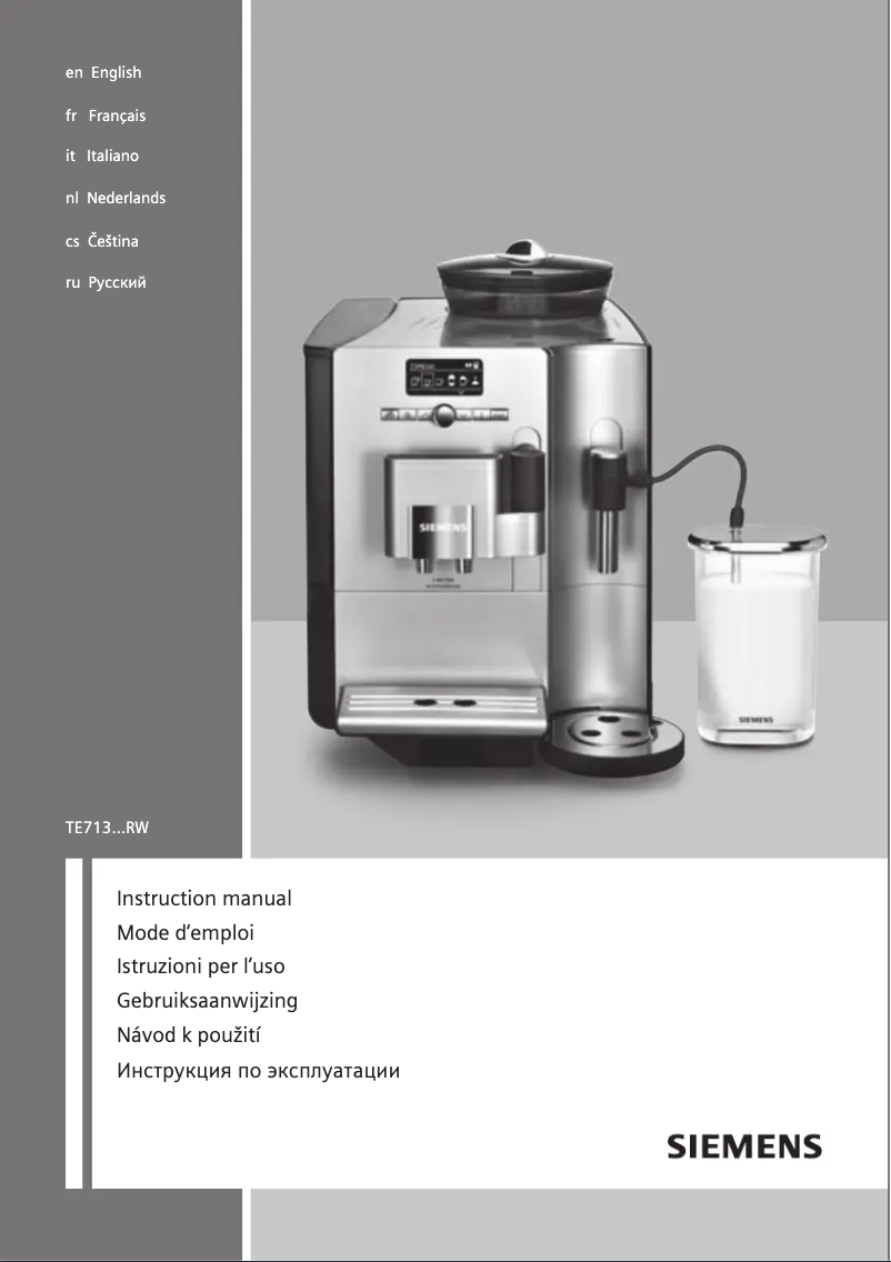 Imagen de la primera página del manual del dispositivo TE713201