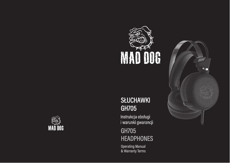 Página 1 del manual Manual de usuario Mad Dog GH705