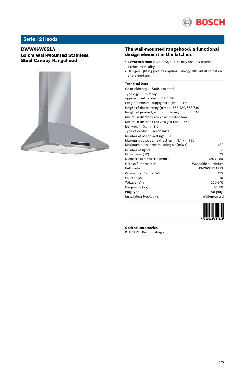 Imagen de la primera página del manual del dispositivo DWW06W851A