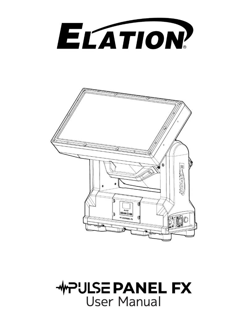 Página nº 1 - Manual de usuario Elation PULSE PANEL FX