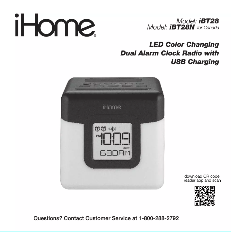 Imagen de la primera página del manual del dispositivo iBT28