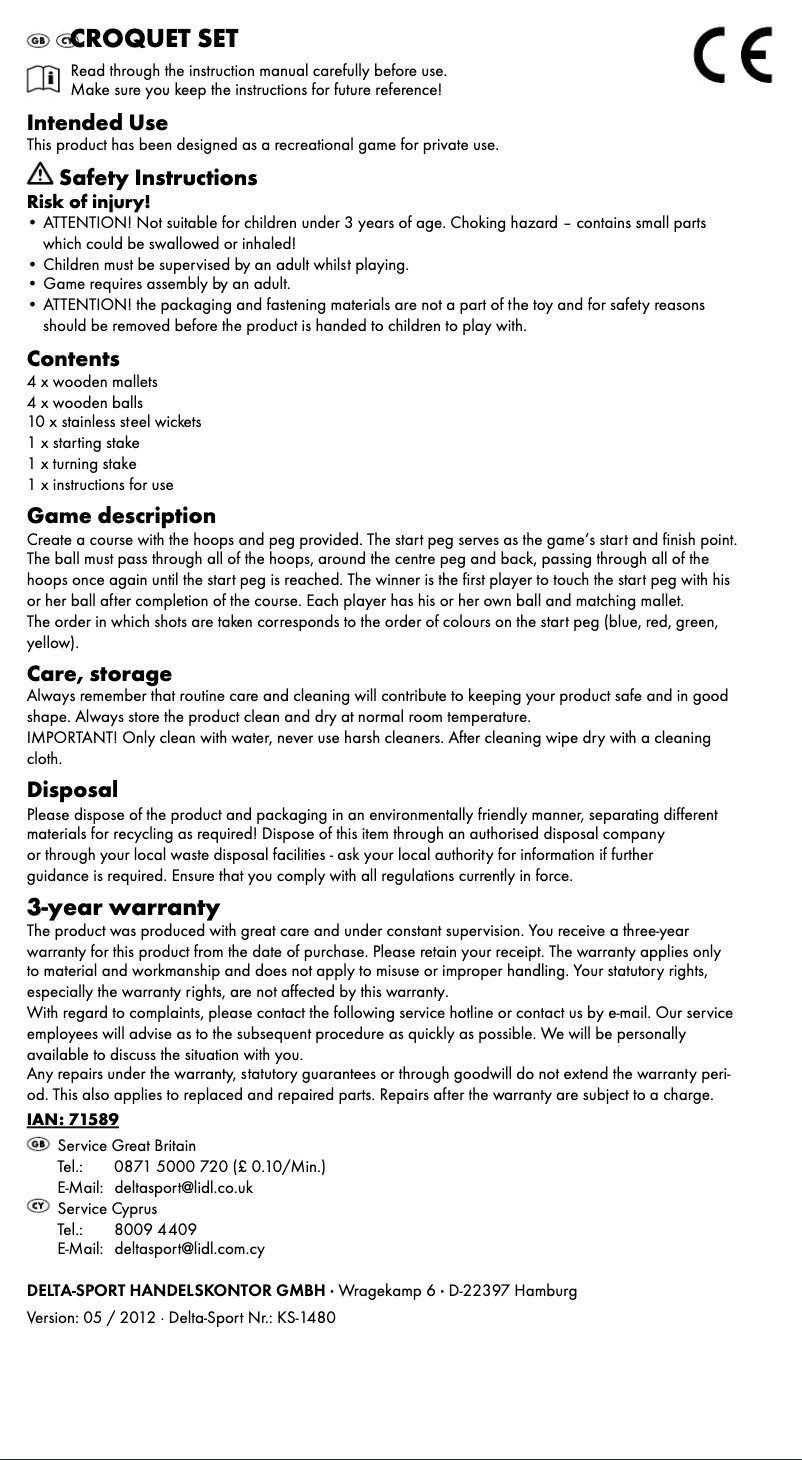 Página 1 del manual Manual de usuario Playtive IAN 71589