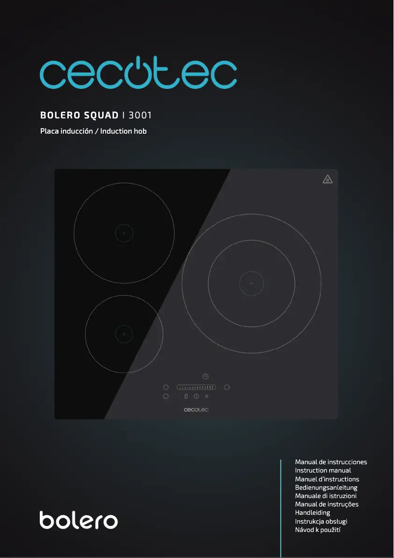 Imagen de la primera página del manual del dispositivo Bolero Squad I 3250