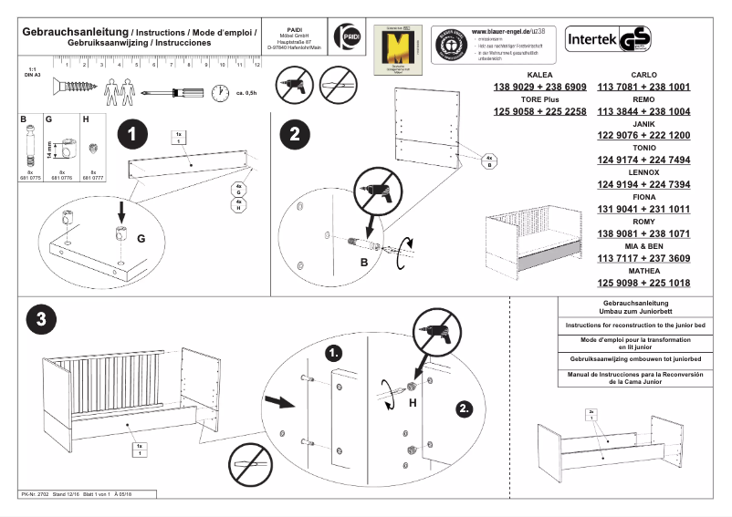 Imagen de la primera página del manual del dispositivo Vincent