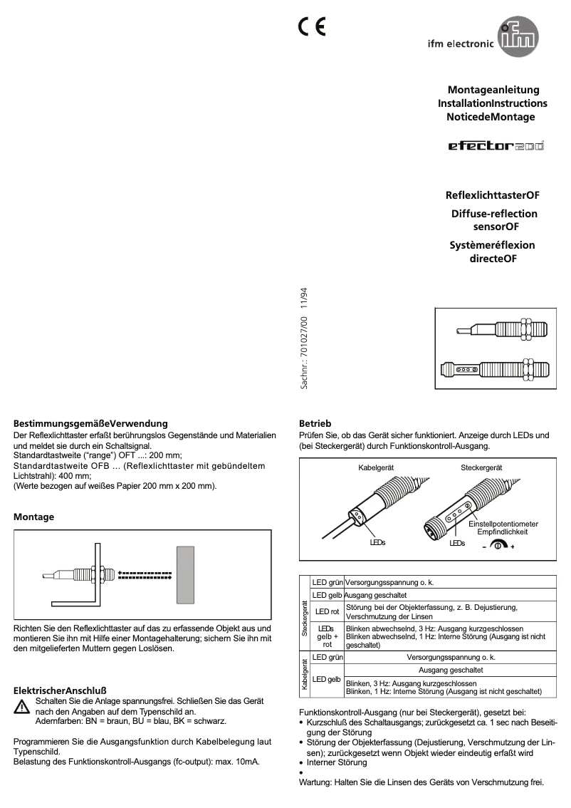 Imagen de la primera página del manual del dispositivo OF5065