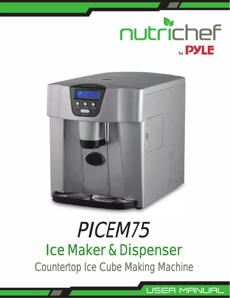 Imagen de la primera página del manual del dispositivo PICEM75