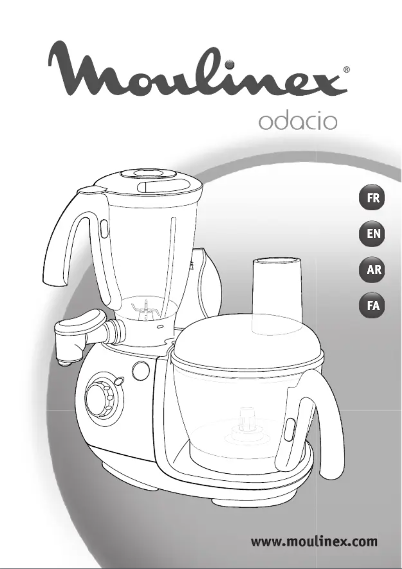 Imagen de la primera página del manual del dispositivo Odacio FP740127