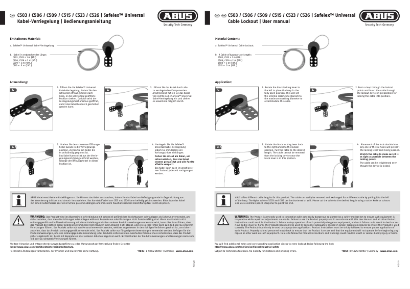 Imagen de la primera página del manual del dispositivo C515
