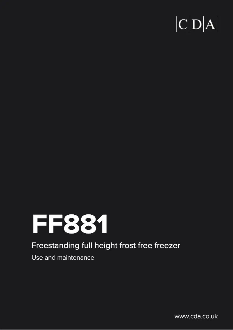 Imagen de la primera página del manual del dispositivo FF881SC