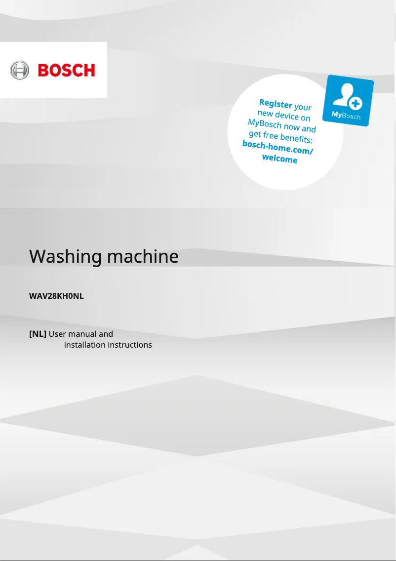 Imagen de la primera página del manual del dispositivo WAV28KH0NL