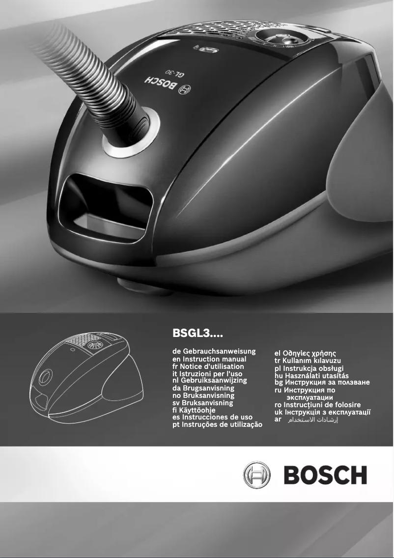 Página 1 del manual Manual de usuario Bosch BSGL 32000