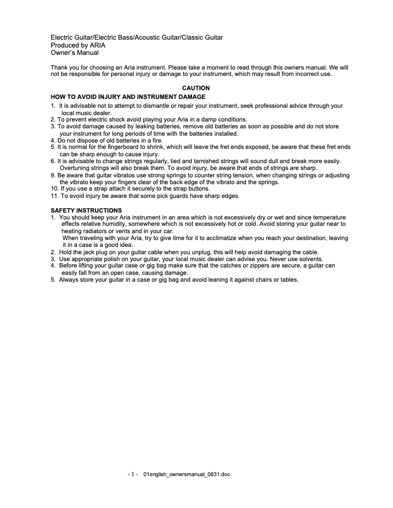 Imagen de la primera página del manual del dispositivo 615-Frontier