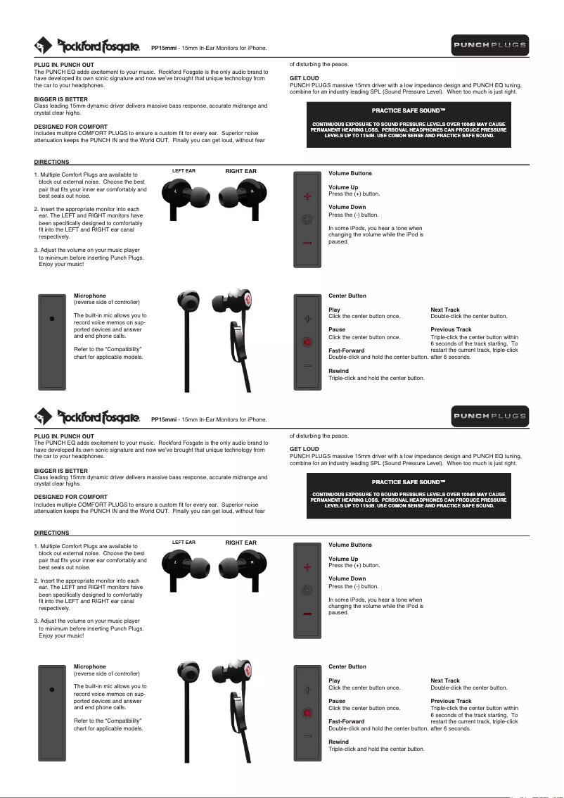 Imagen de la primera página del manual del dispositivo PP15mmi