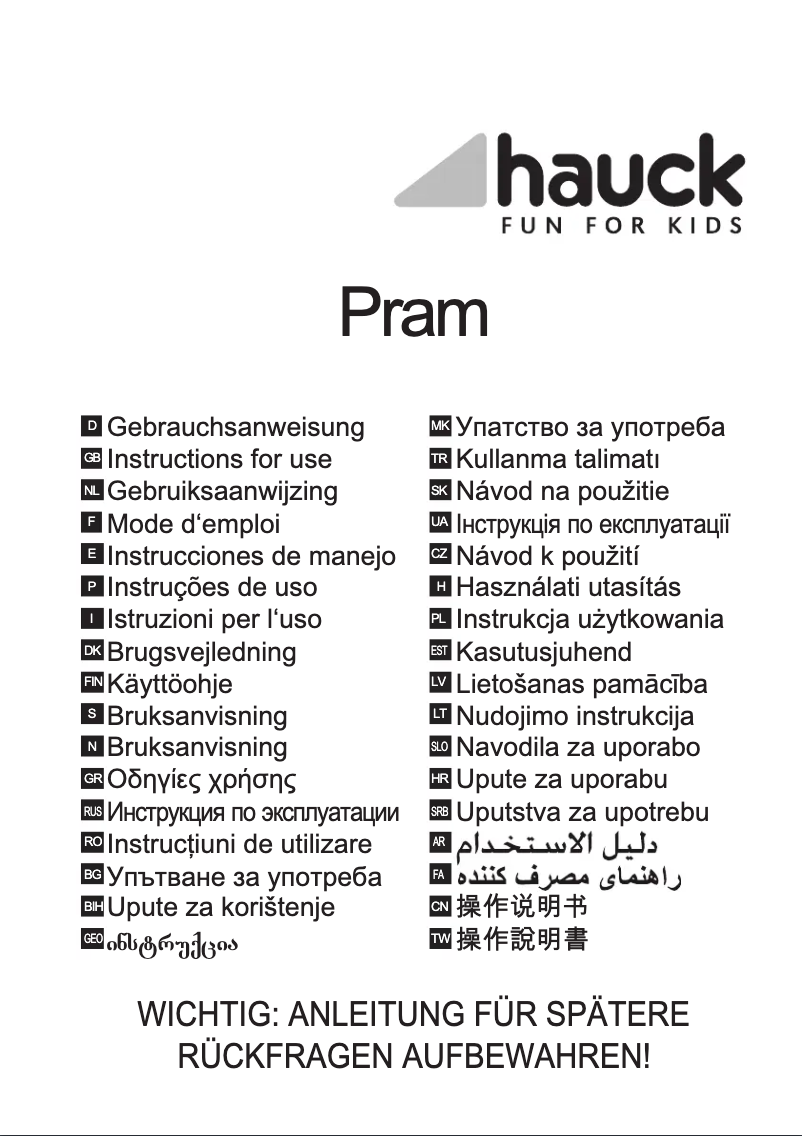 Página 1 del manual Manual de usuario Hauck Condor