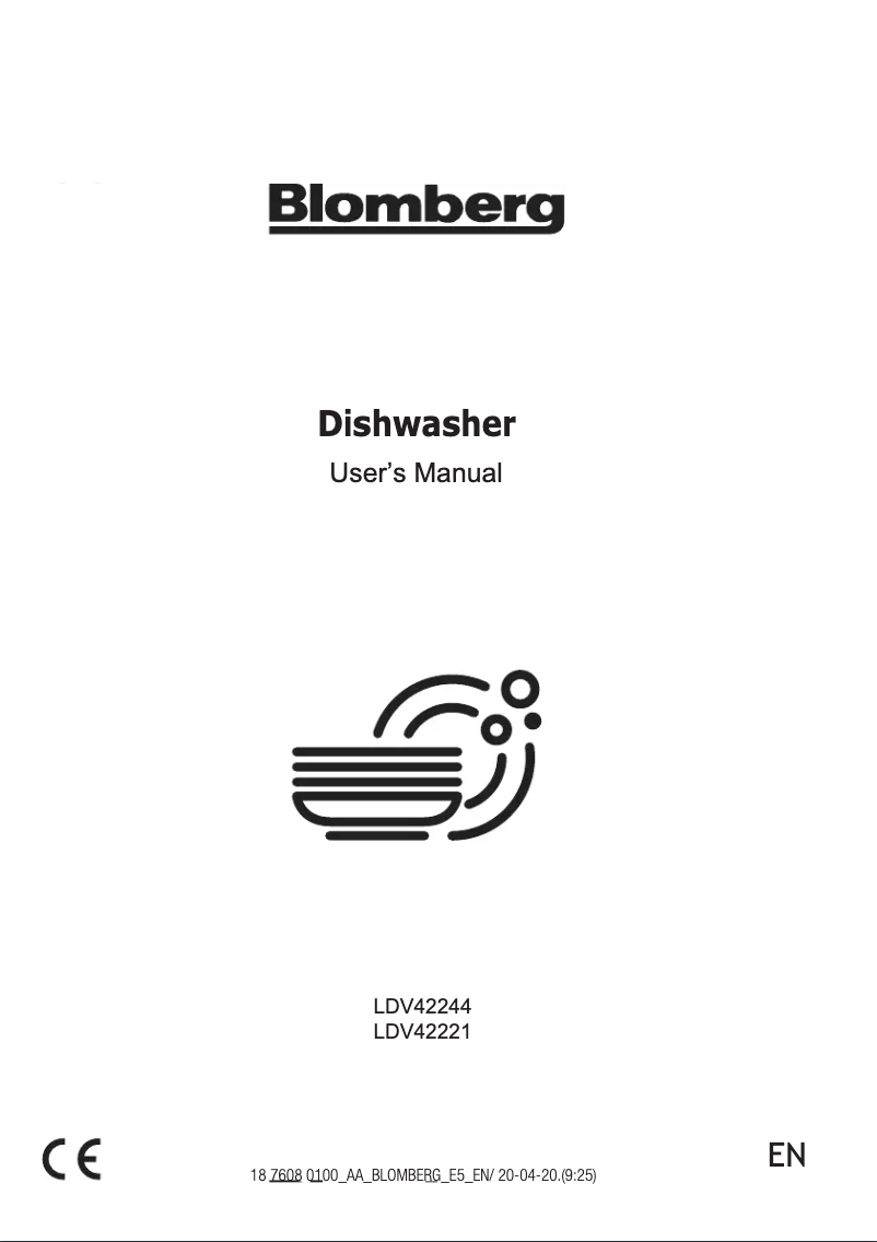 Página 1 del manual Manual de instrucciones Blomberg LDV42221