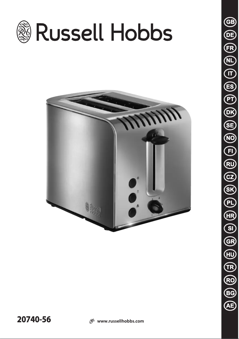 Página 1 del manual Manual de usuario Russell Hobbs Buckingham 20740-56