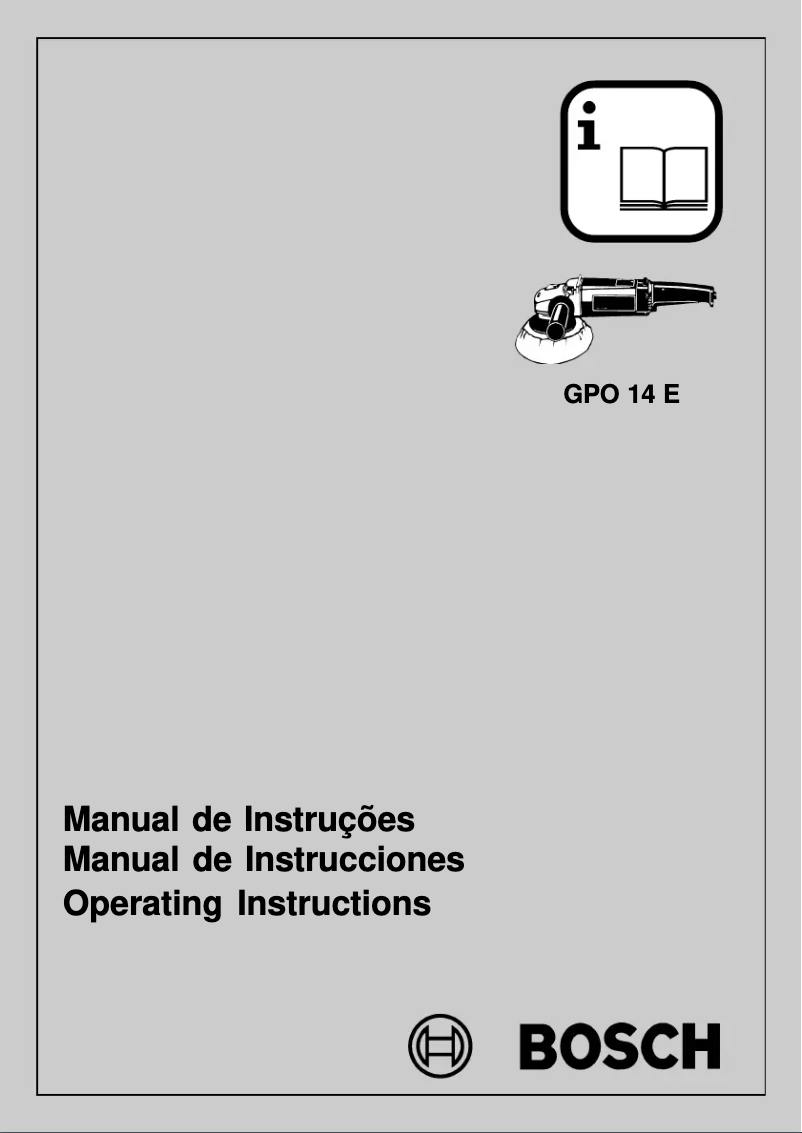 Imagen de la primera página del manual del dispositivo GPO 14 E Professional