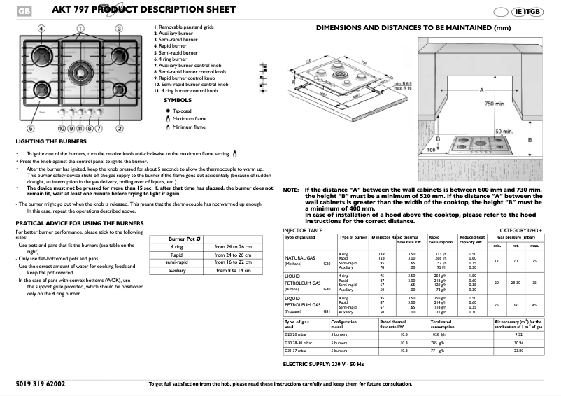Imagen de la primera página del manual del dispositivo AKT 797