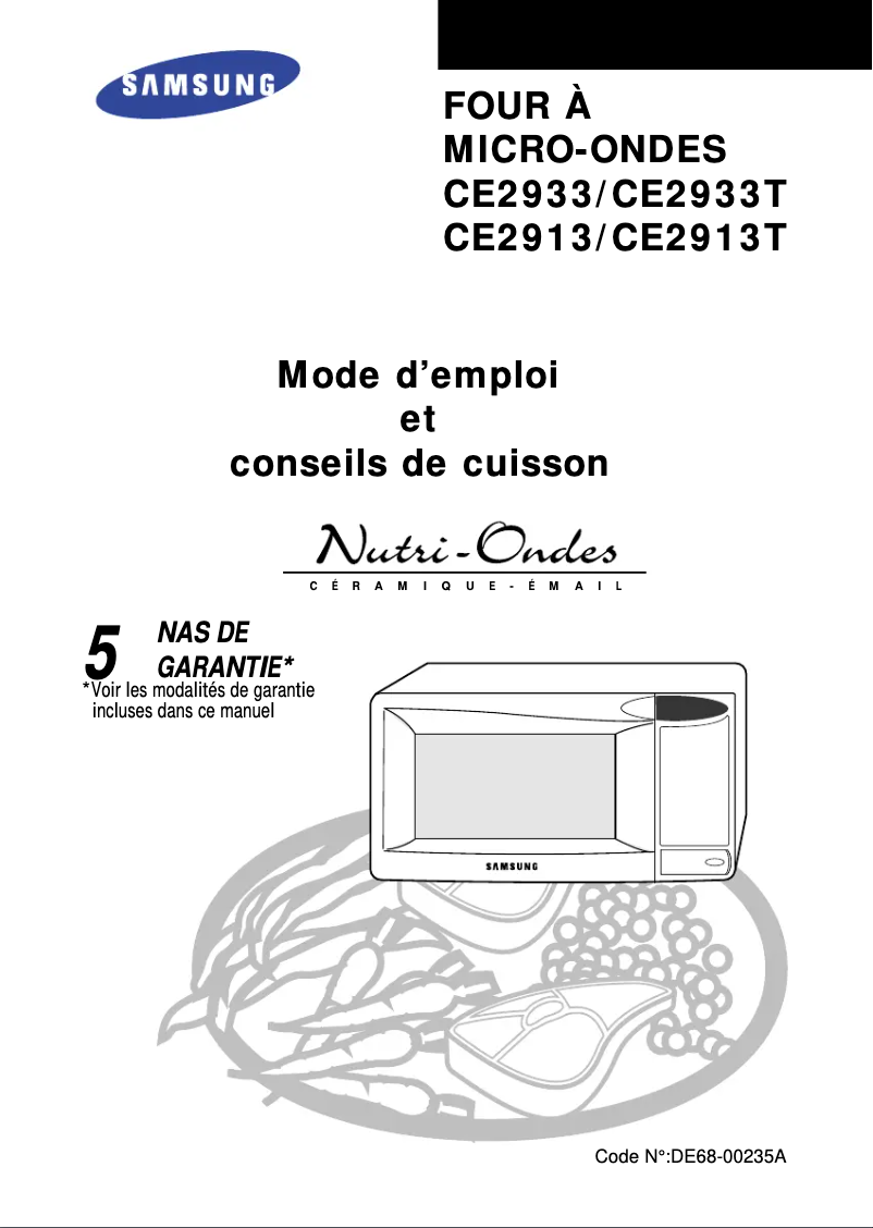 Imagen de la primera página del manual del dispositivo CE2913