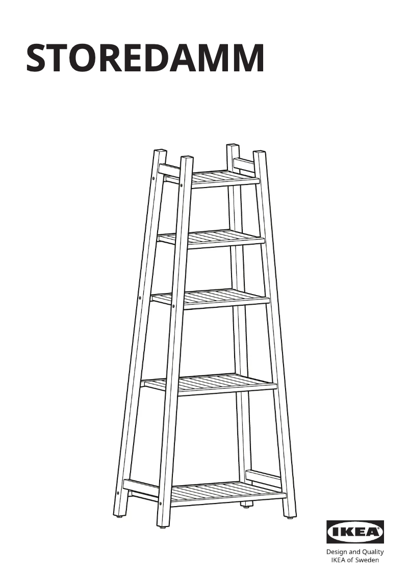 Imagen de la primera página del manual del dispositivo STOREDAMM 105.761.67
