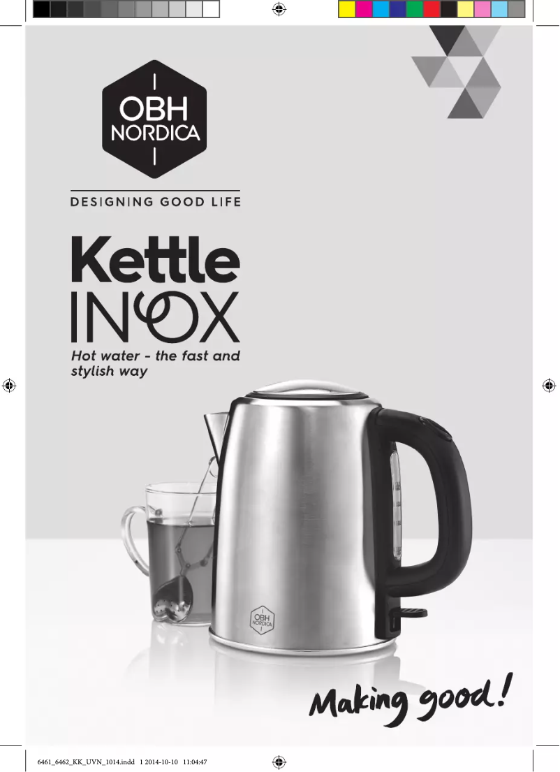 Página nº 1 - Manual de usuario OBH Nordica Inox 6462