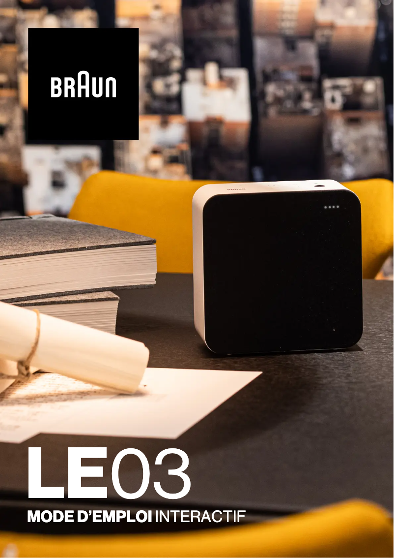 Imagen de la primera página del manual del dispositivo LE03