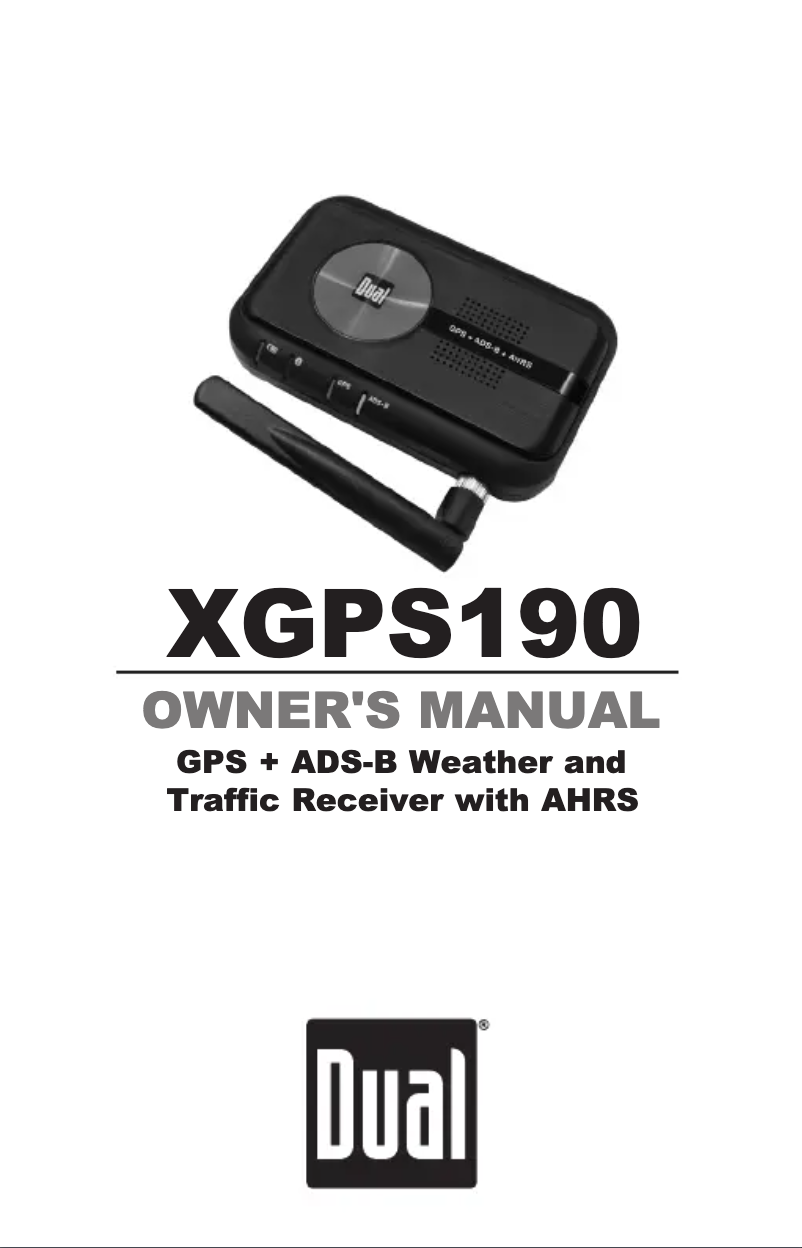 Página 1 del manual Manual de usuario Dual XGPS190