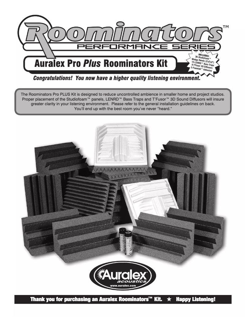 Imagen de la primera página del manual del dispositivo Roominators Pro Plus