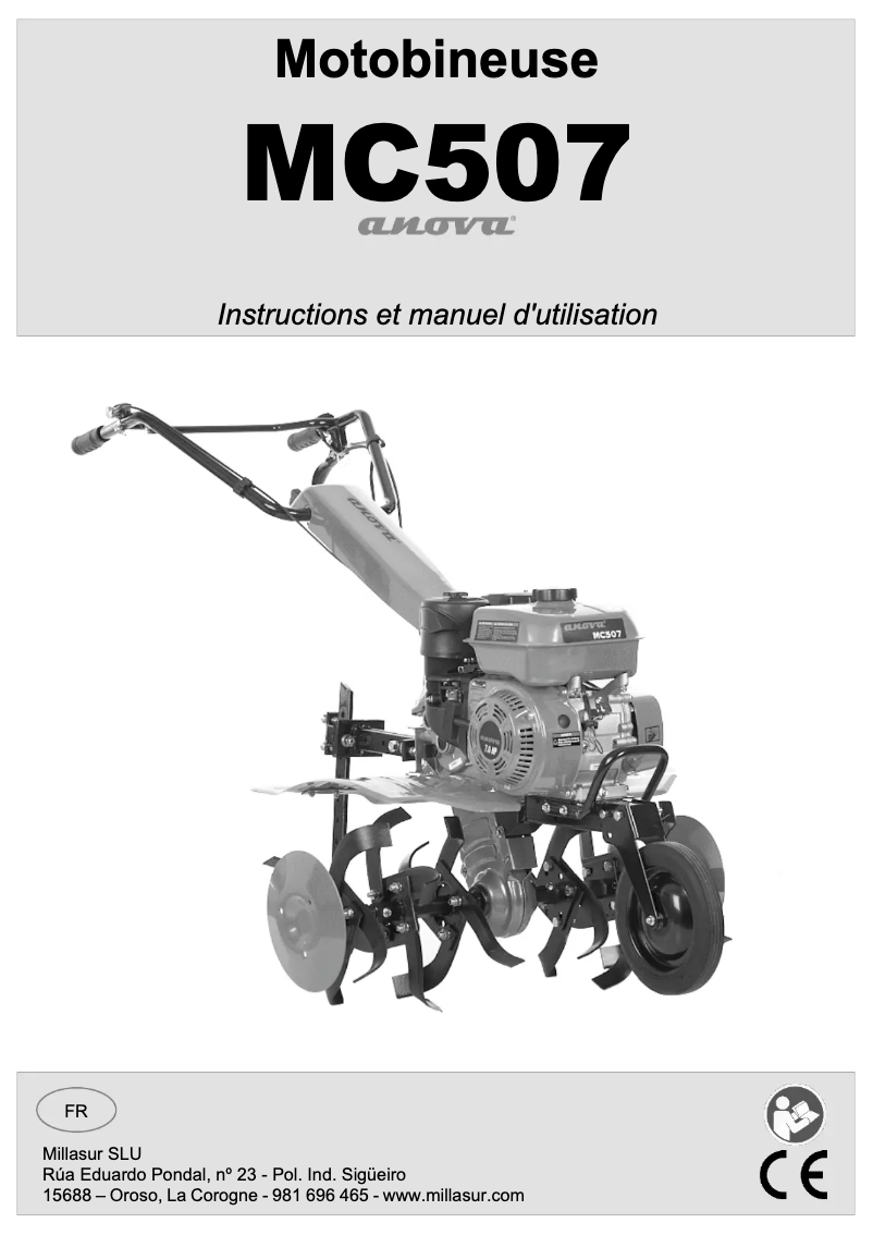 Página 1 del manual Manual de usuario Anova MC507