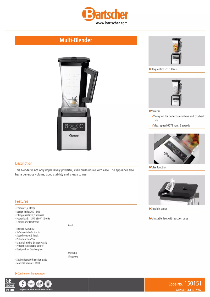Imagen de la primera página del manual del dispositivo 150151