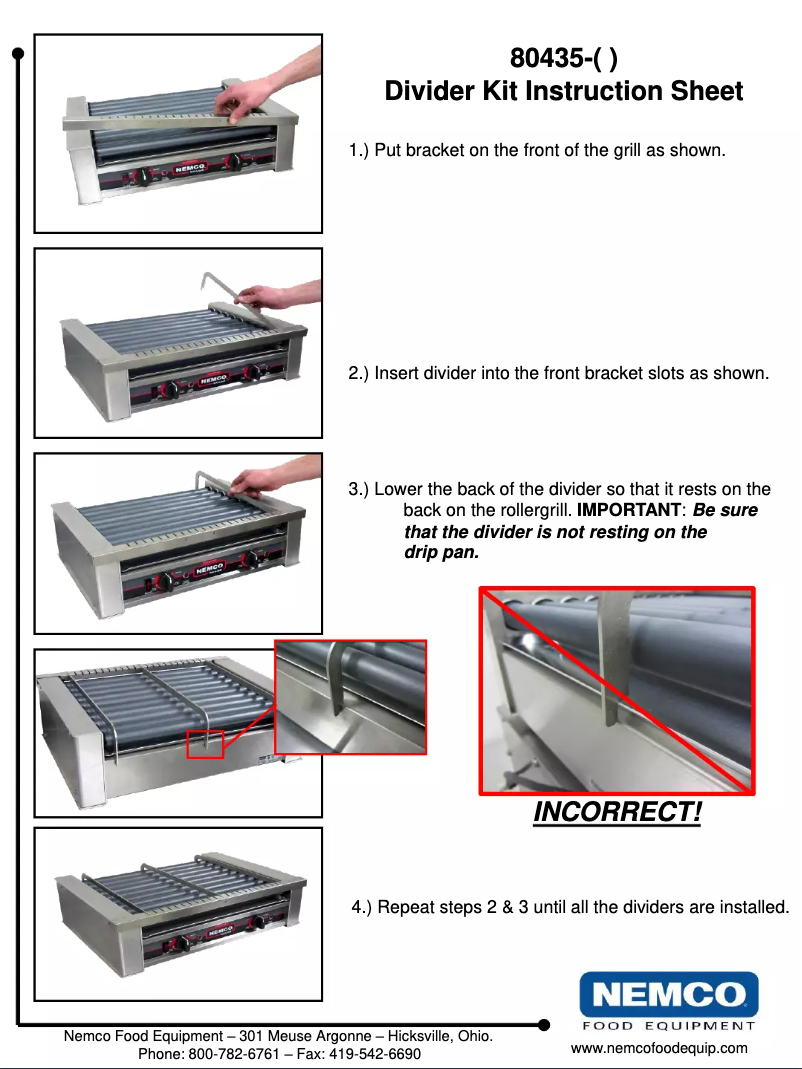 Página 1 del manual Manual de usuario Nemco 80435-45N