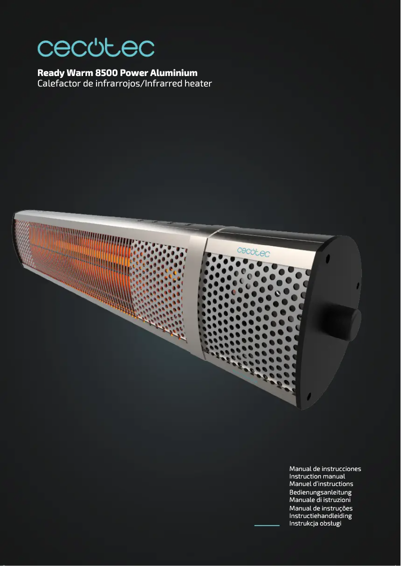 Imagen de la primera página del manual del dispositivo Ready Warm 8500 Power Aluminium
