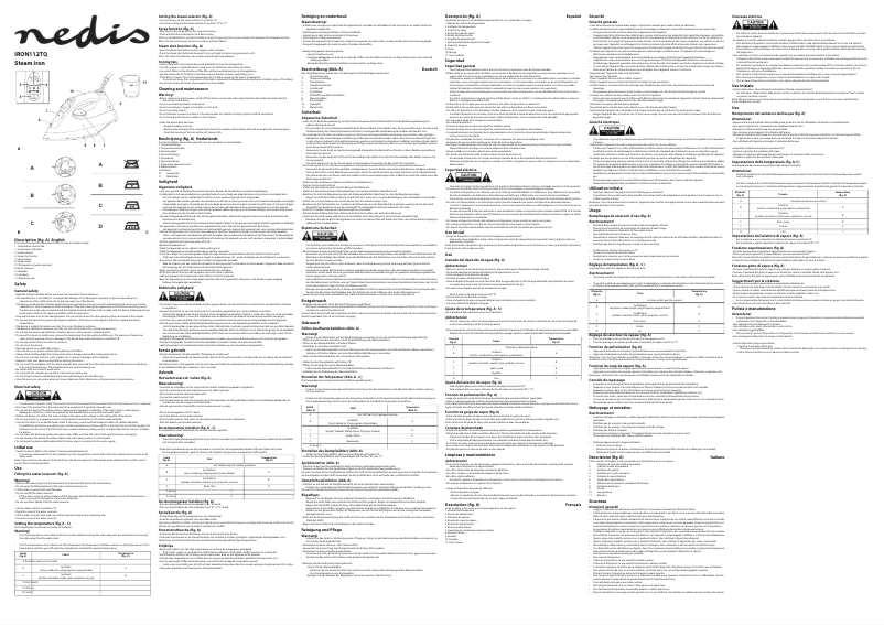 Imagen de la primera página del manual del dispositivo IRON112TQ