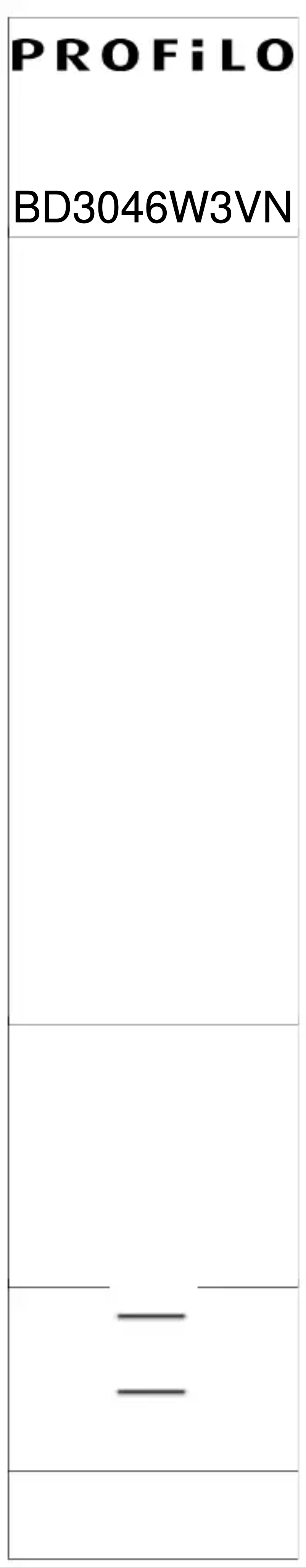 Imagen de la primera página del manual del dispositivo BD3046W3VN