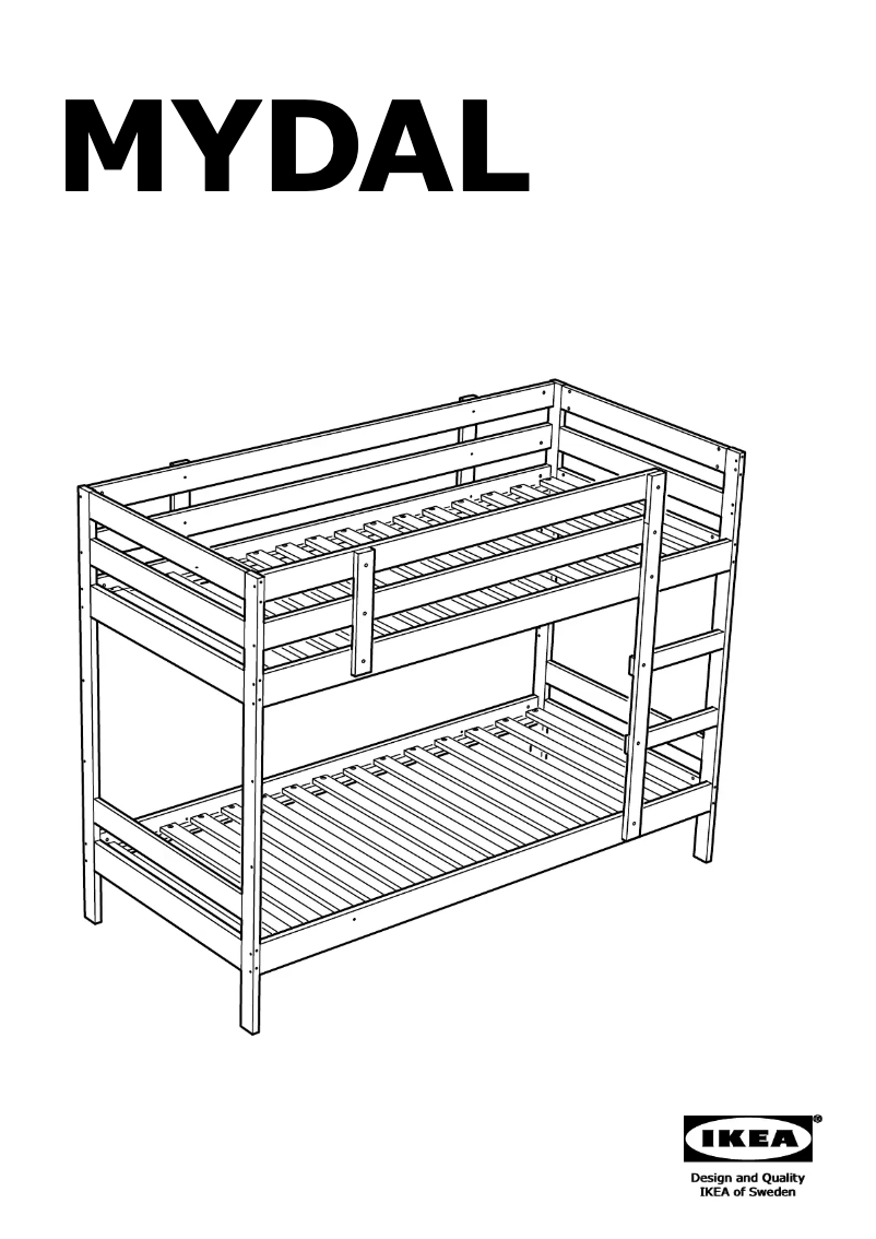Página 1 del manual Manual de usuario Ikea MYDAL 704.483.13