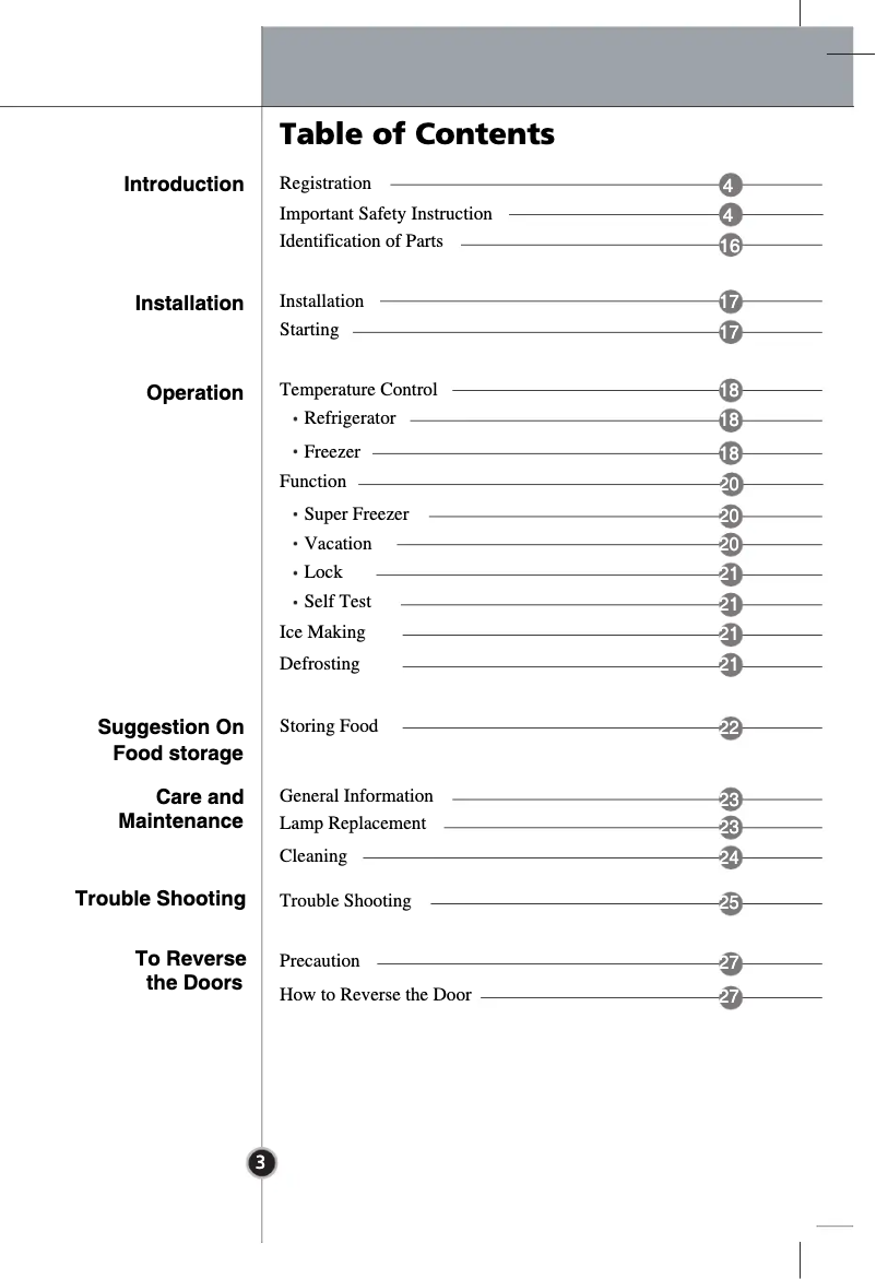 Imagen de la primera página del manual del dispositivo GC-B399PQA