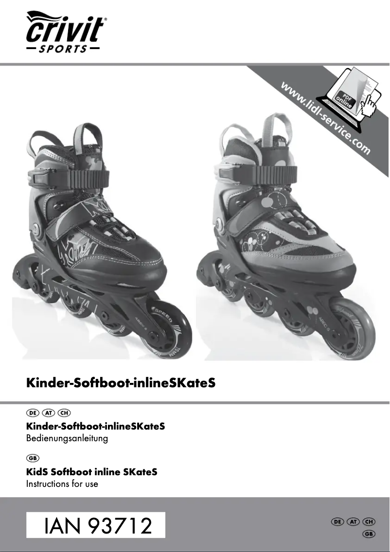 Página 1 del manual Manual de usuario Crivit IAN 93712