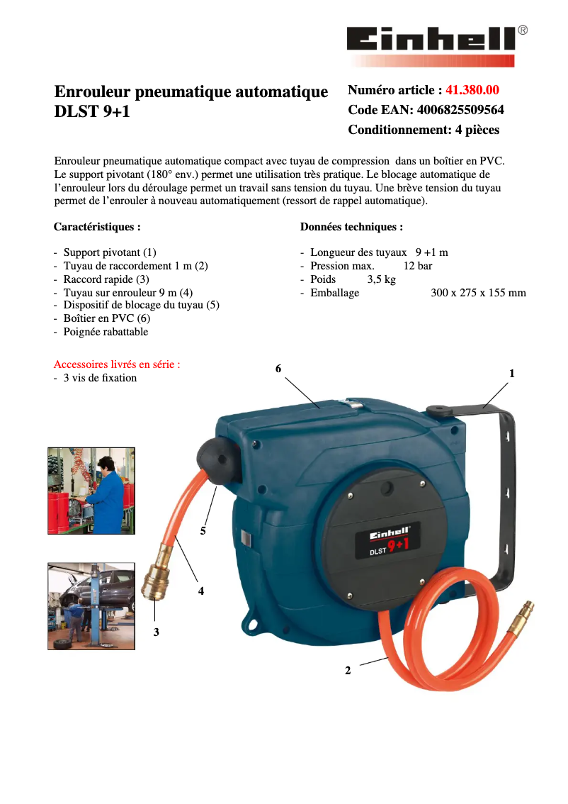 Imagen de la primera página del manual del dispositivo DLST 9+1