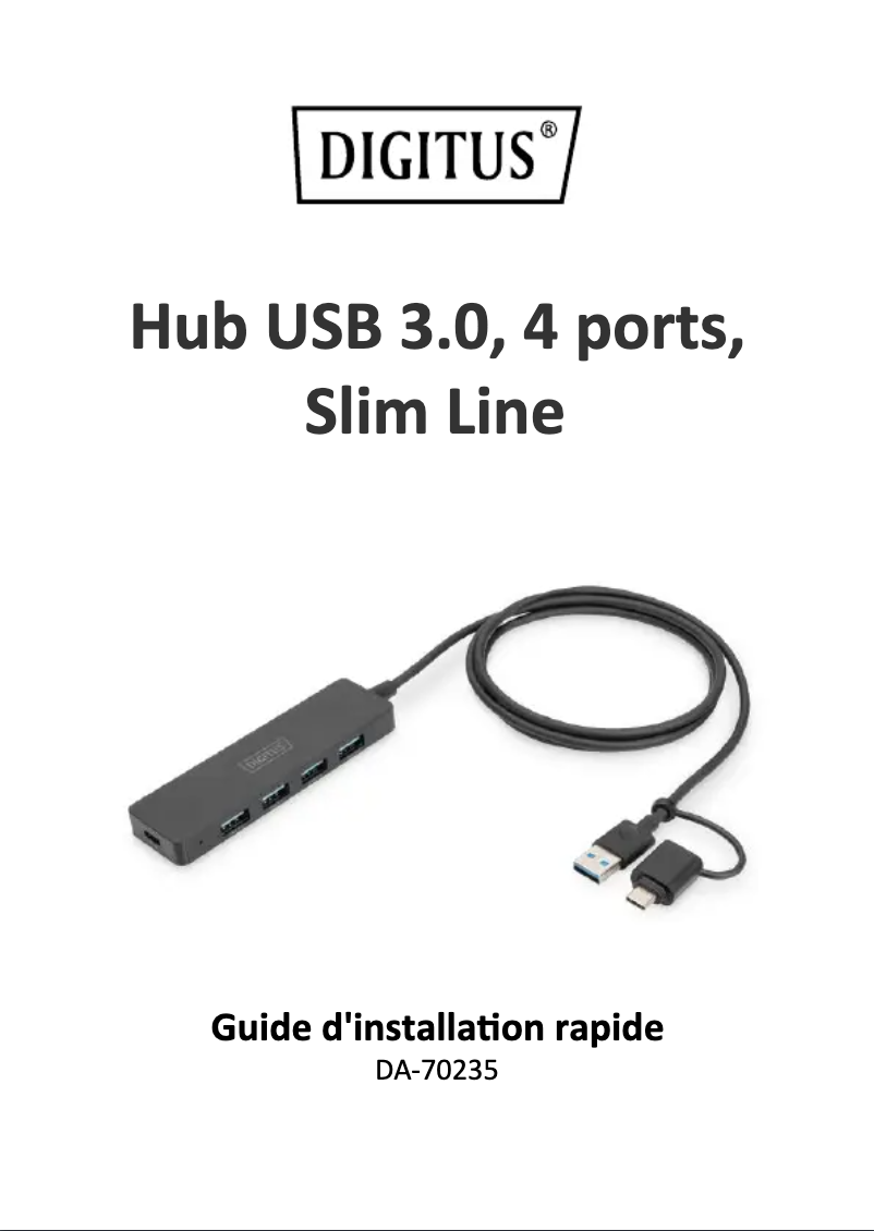 Imagen de la primera página del manual del dispositivo DA-70236