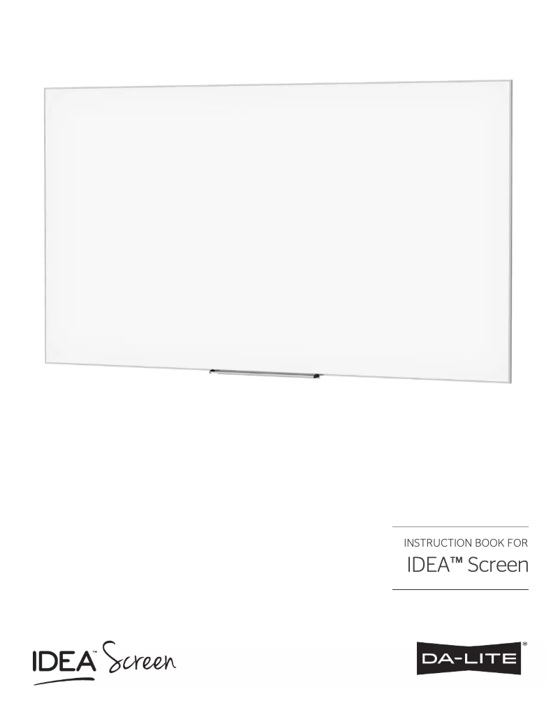 Página 1 del manual Manual de usuario Da-Lite IDEA