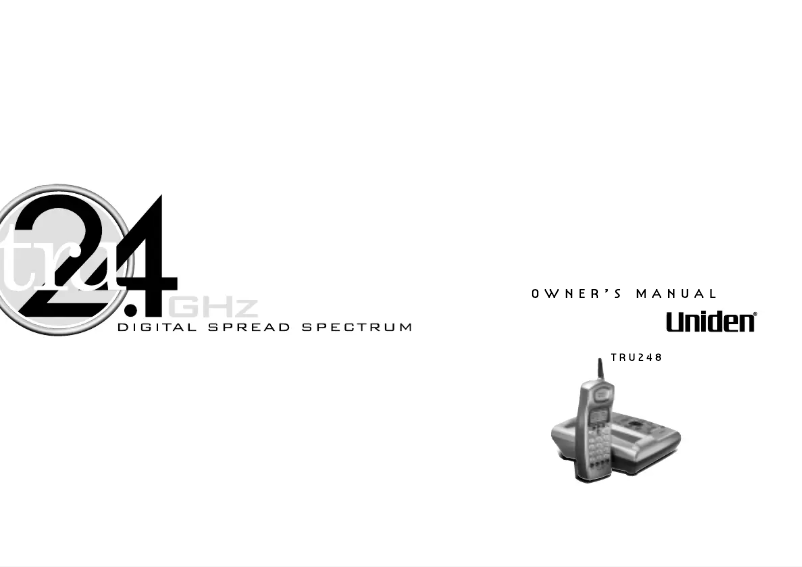 Imagen de la primera página del manual del dispositivo TRU 248