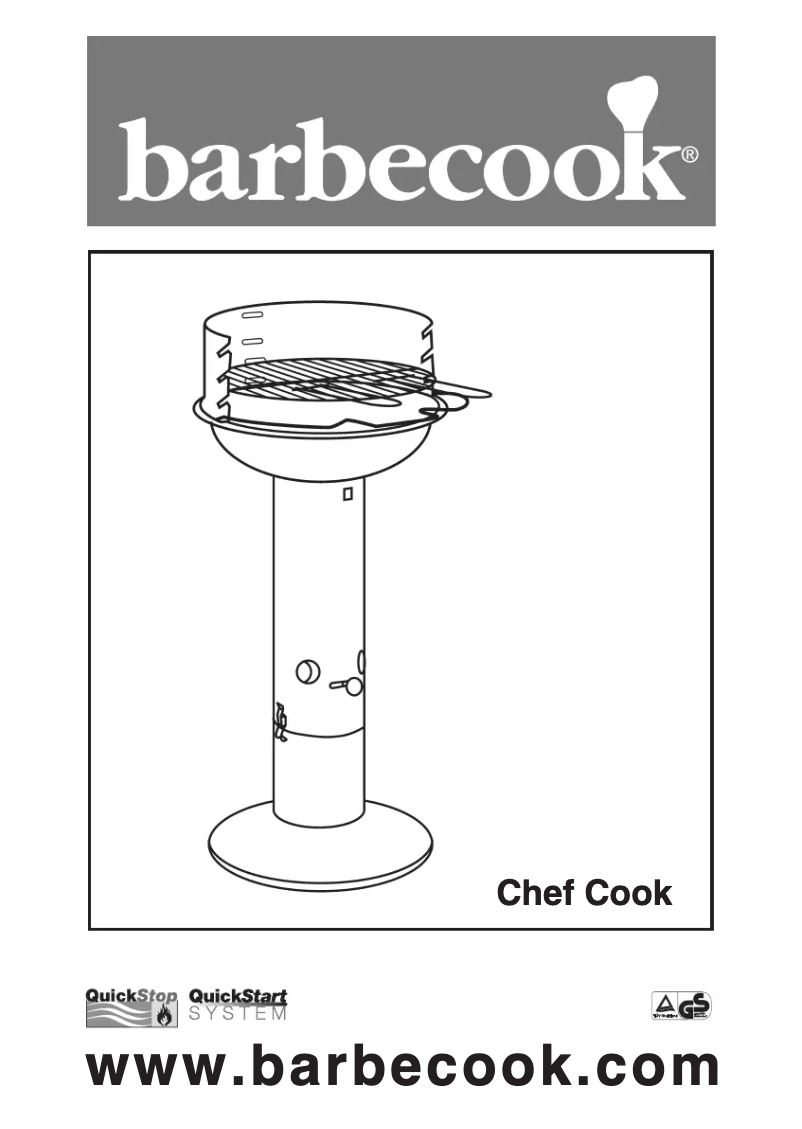 Página nº 1 - Manual de usuario Barbecook Chef Cook