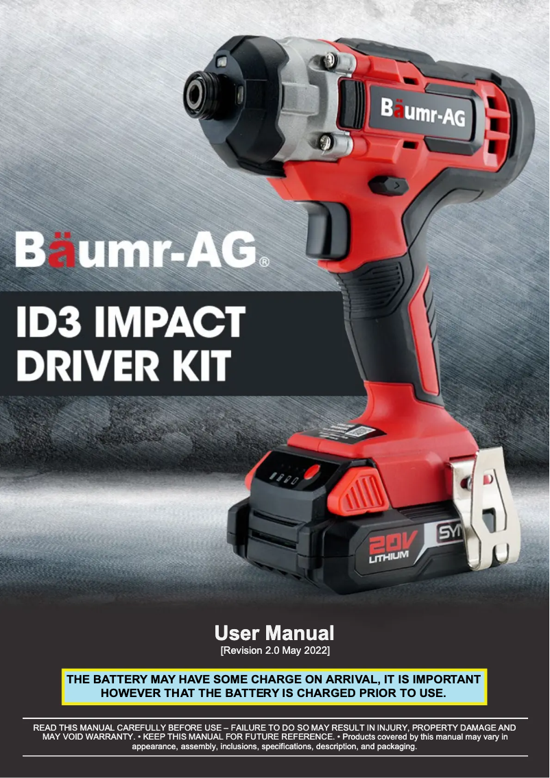 Imagen de la primera página del manual del dispositivo ID3