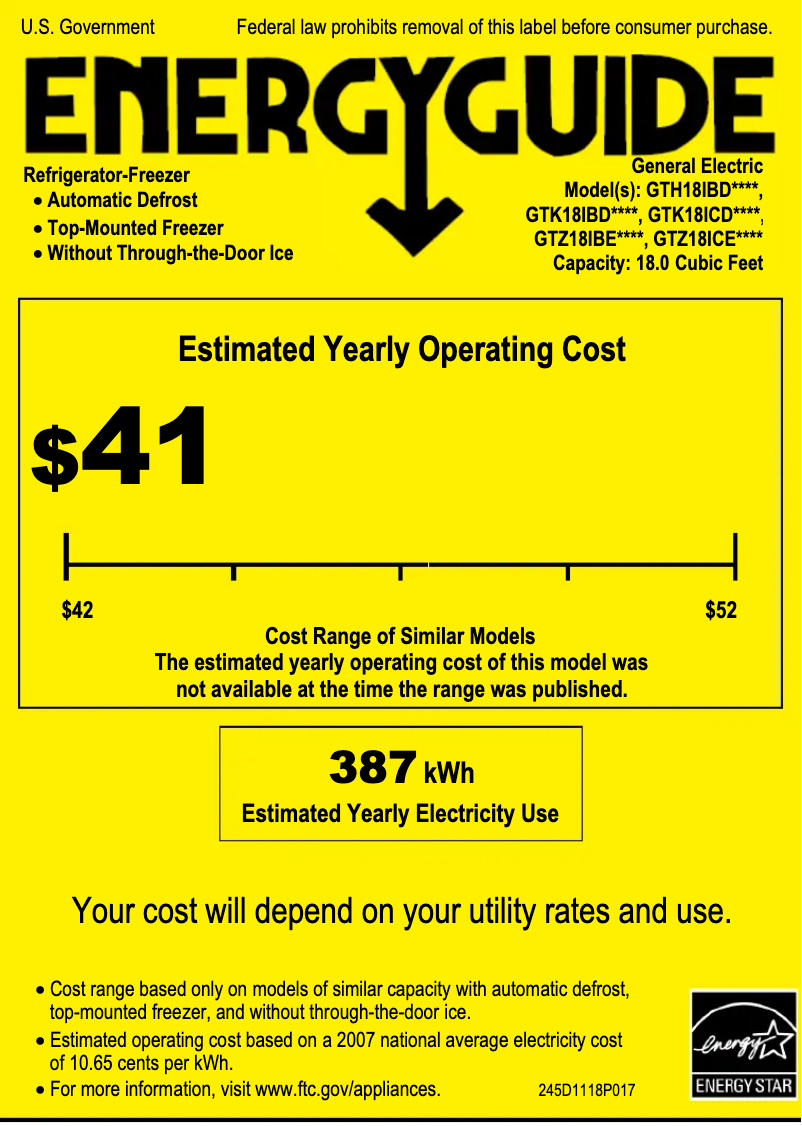 Imagen de la primera página del manual del dispositivo GTH18IBDBB
