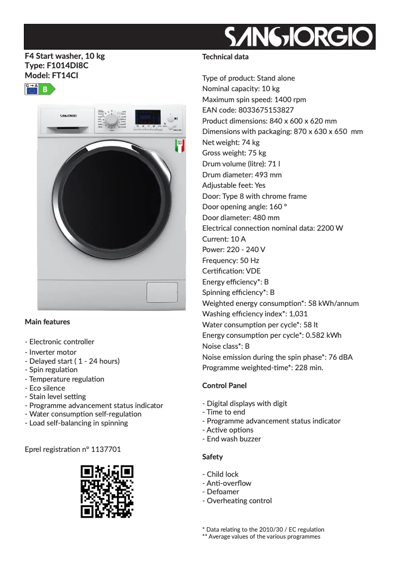 Imagen de la primera página del manual del dispositivo F1014DI8C