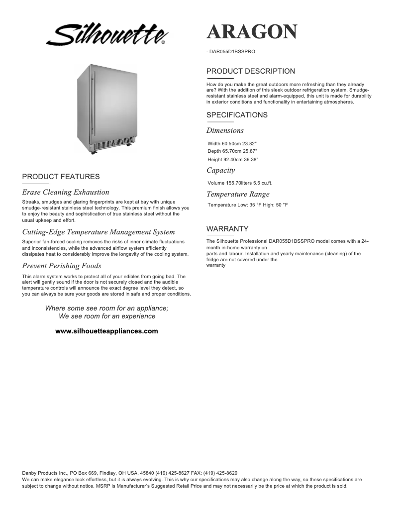 Imagen de la primera página del manual del dispositivo DAR055D1O