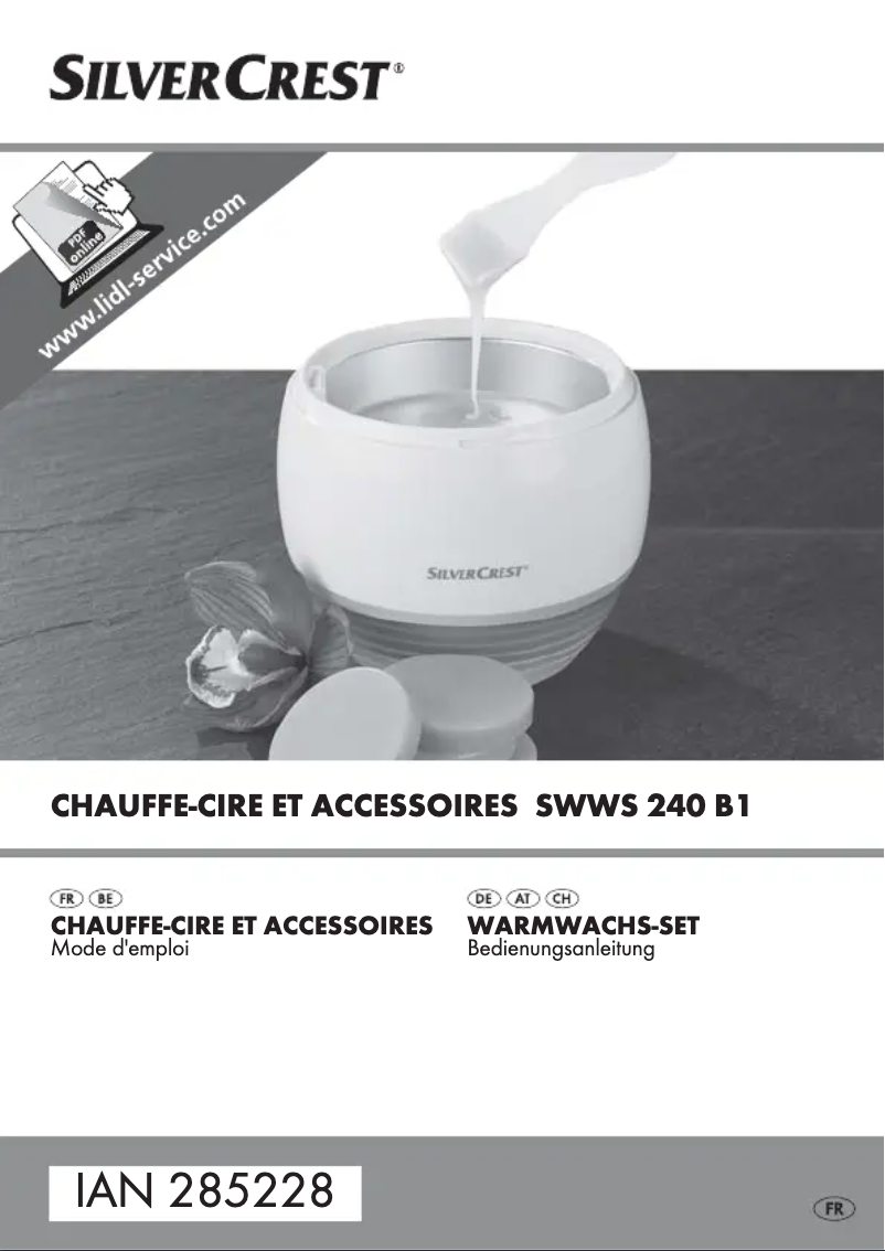 Imagen de la primera página del manual del dispositivo SWWS 240 B1