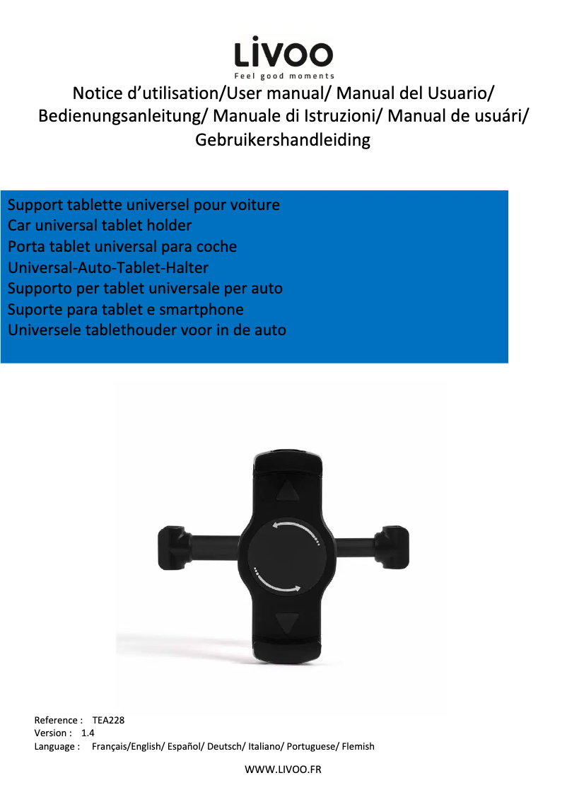 Página 1 del manual Manual de usuario Livoo TEA228