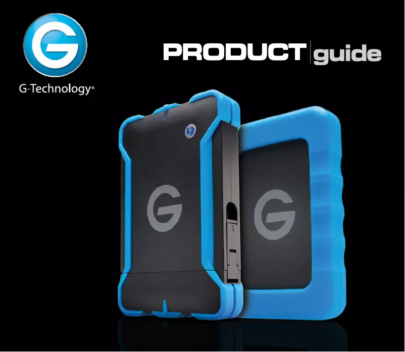 Página 1 del manual Ficha técnica G-Technology G-Drive ev